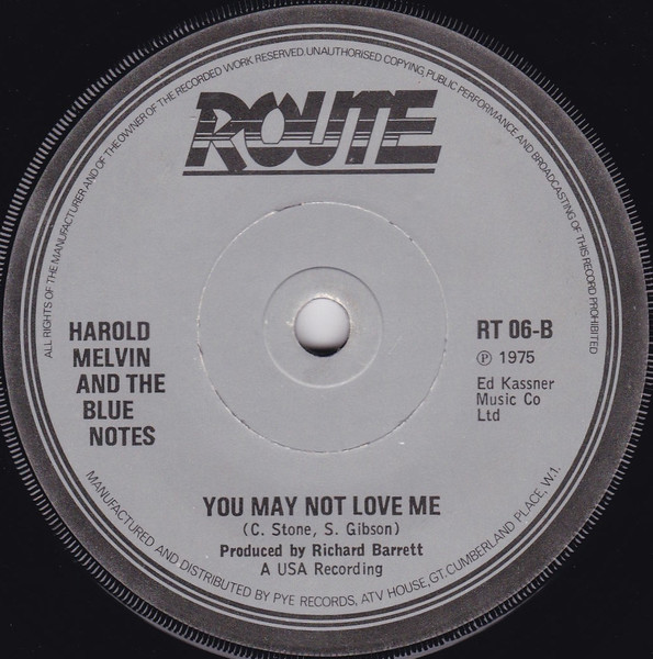 Harold Melvin And The Blue Notes - Get Out (And Let Me Cry) | Route Records (RT 06) - 2 Harold Melvin And The Blue Notes - Get Out (And Let Me Cry) | Route Records (RT 06) - 2