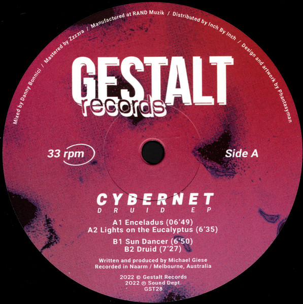 Cybernet - Druid EP | Gestalt Records (GST28)