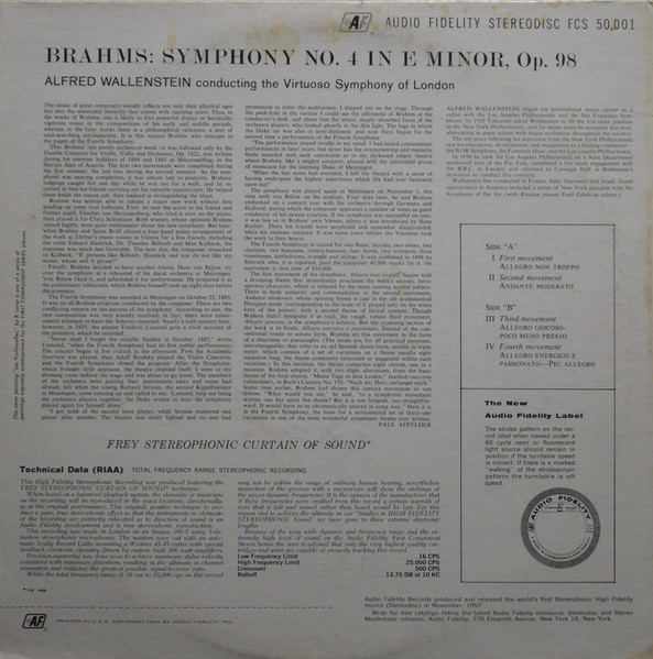 Symphony No. 4 in E Minor op. 98