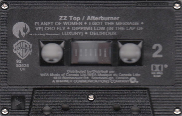 ZZ Top - Afterburner | Warner Bros. Records (92 53424) - 4 ZZ Top - Afterburner | Warner Bros. Records (92 53424) - 4