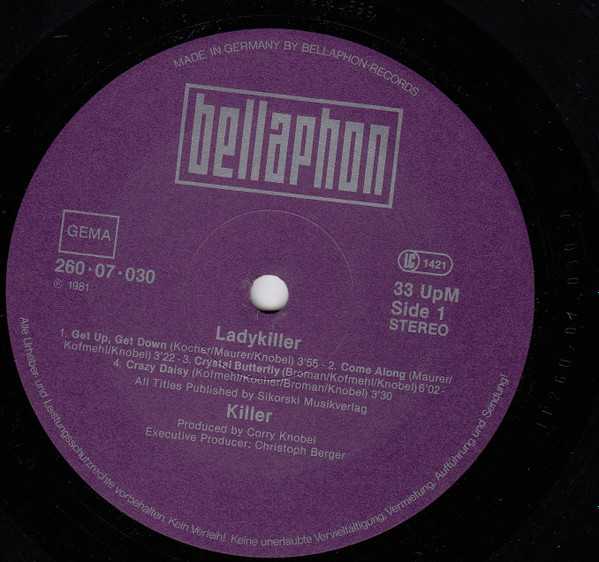 Killer - Ladykiller | Bellaphon (260-07-030) - 3