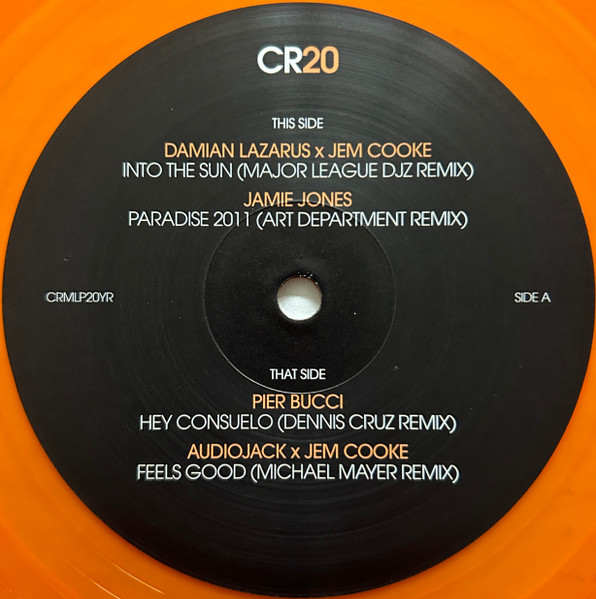 Various - CR20 The Album (Unreleased Gems And Remixes) | Crosstown Rebels (CRMLP20YR) - 3 Various - CR20 The Album (Unreleased Gems And Remixes) | Crosstown Rebels (CRMLP20YR) - 3