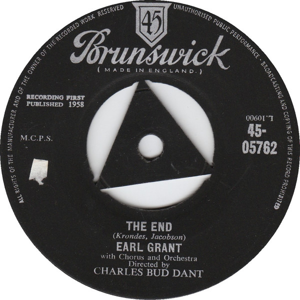Earl Grant - The End | Brunswick (45-05762) - 3