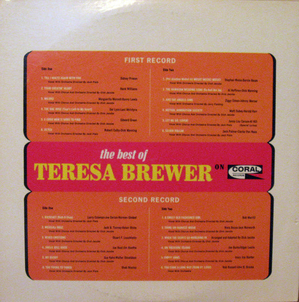 Teresa Brewer - The Best Of Teresa Brewer | Coral (7CXSB 7) - 4 Teresa Brewer - The Best Of Teresa Brewer | Coral (7CXSB 7) - 4