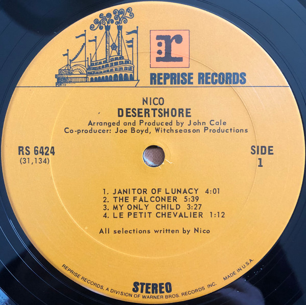 Nico - Desertshore | Reprise Records (RS 6424) - 3 Nico - Desertshore | Reprise Records (RS 6424) - 3