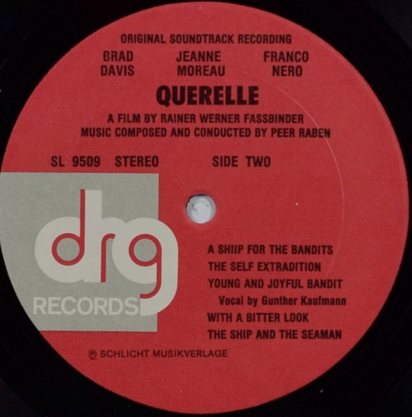 Peer Raben - Querelle - Original Soundtrack Recording | DRG Records (SL 9509) - 3 Peer Raben - Querelle - Original Soundtrack Recording | DRG Records (SL 9509) - 3