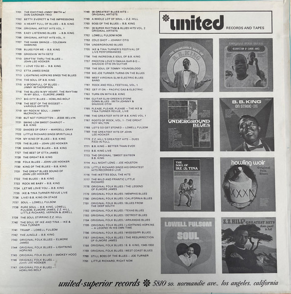 Howlin' Wolf - Big City Blues | United (US 7717) - 2