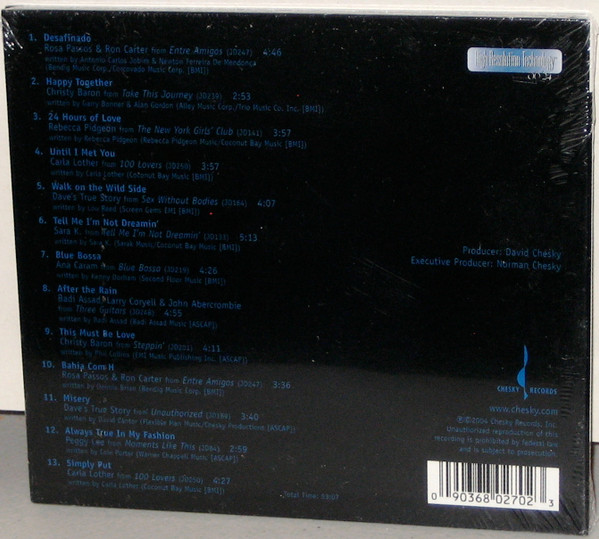 Various - Night Songs She Sings | Chesky Records (JD 270) - 3