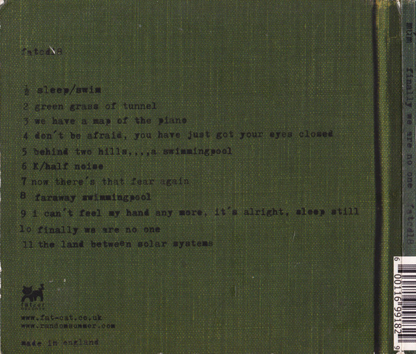múm - Finally We Are No One | FatCat Records (FATCD18) - 2