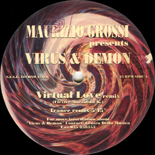 Maurizio Grossi Presents Virus & Demon - Virtual Love (Remix) | Technology (TECHNO 12168) - 3