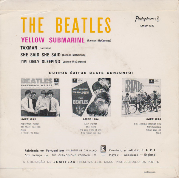 The Beatles - Yellow Submarine | Parlophone (LMEP 1247) - 2