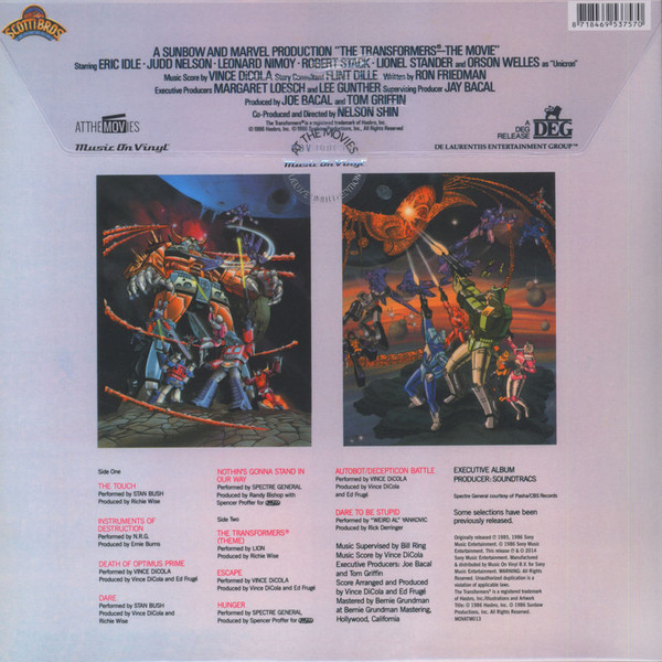 Various - The Transformers®: The Movie (Original Motion Picture Soundtrack) | Music On Vinyl (MOVATM013) - 2