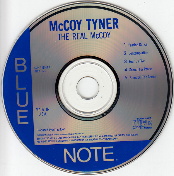 McCoy Tyner - The Real McCoy | Blue Note (CDP 7 46512 2) - 3