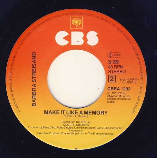Barbra Streisand - Promises | CBS (A-1203) - 4