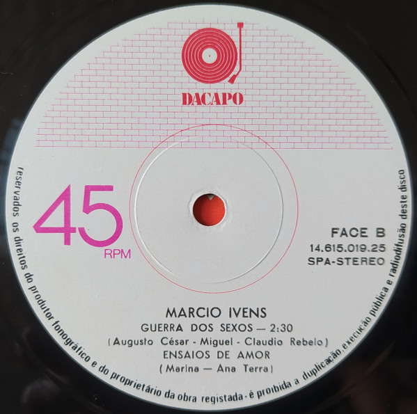 Márcio Ivens - As 4 Canções Principais Da Guerra Dos Sexos | Dacapo (14.615019.25) - 4