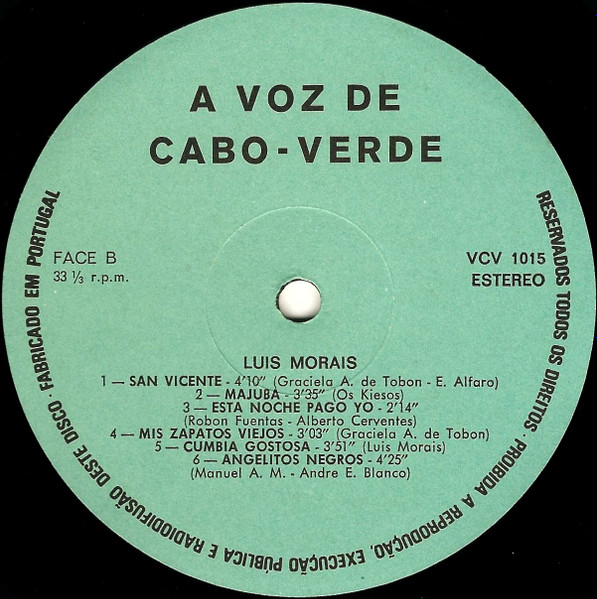 Luis Morais - Morena | A Voz De Cabo-Verde (V.C.V. 1015) - 4