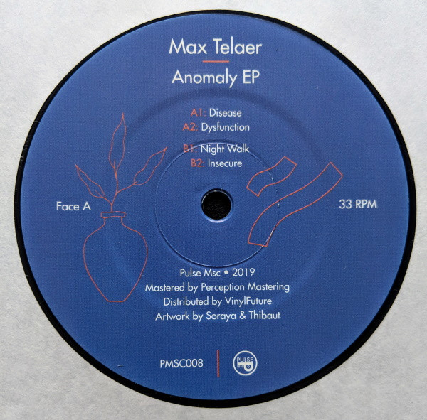 Max Telaer - Anomaly EP | Pulse Msc (PMSC008) - main