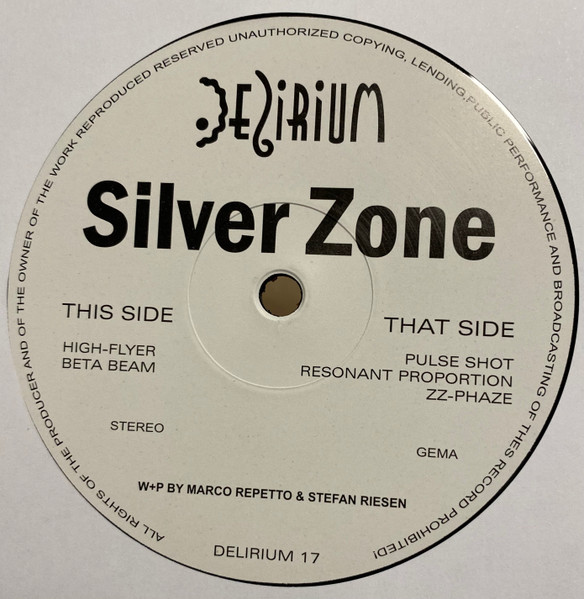 Silver Zone - High-Flyer | Delirium (DELIRIUM 17)