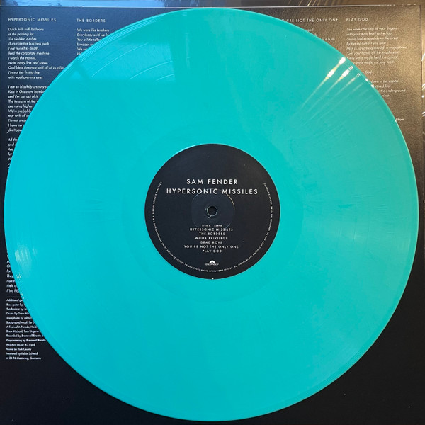 Sam Fender - Hypersonic Missiles | Universal Music Recordings (5584297) - 3 Sam Fender - Hypersonic Missiles | Universal Music Recordings (5584297) - 3