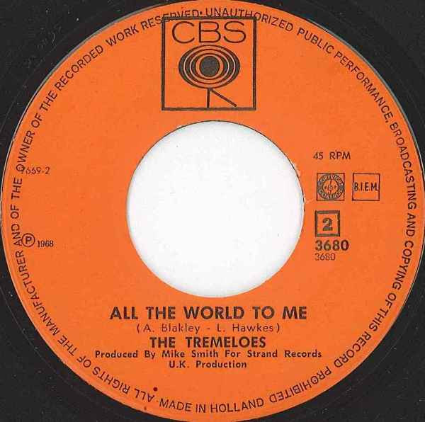 The Tremeloes - My Little Lady | CBS (3680) - 4
