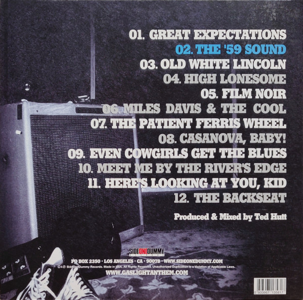 The Gaslight Anthem - The '59 Sound | SideOneDummy Records (SD1358-1) - 3 The Gaslight Anthem - The '59 Sound | SideOneDummy Records (SD1358-1) - 3