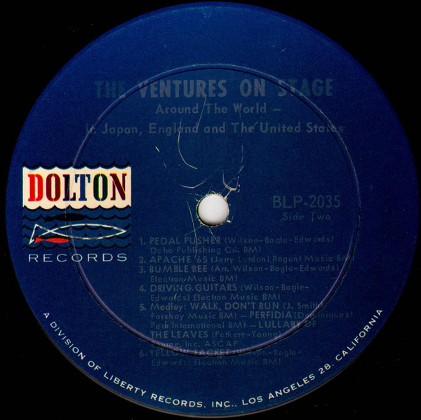 The Ventures - On Stage | Dolton Records (BLP-2035) - 4 The Ventures - On Stage | Dolton Records (BLP-2035) - 4