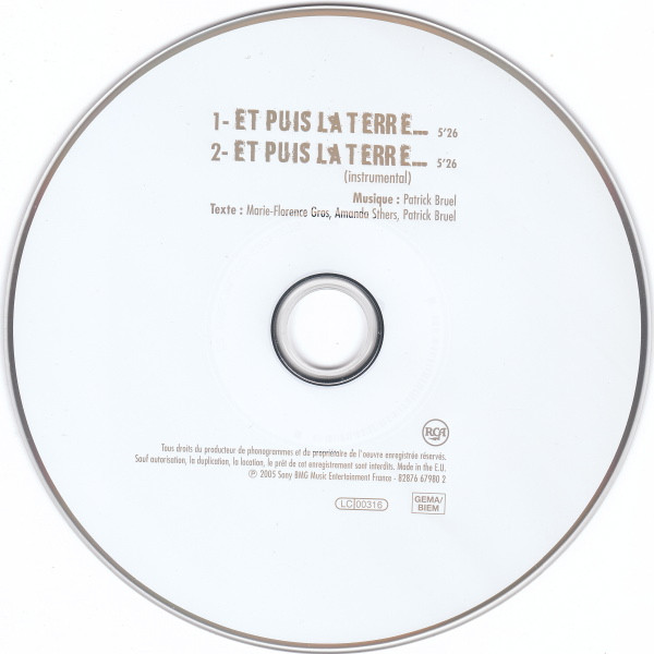 Artistes Solidaires Ici Pour Eux - Et Puis La Terre... | RCA (82876 67980 2) - 3