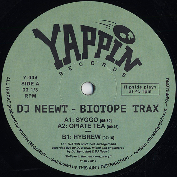 DJ Neewt - Biotope Trax | YAPPIN (Y-004)