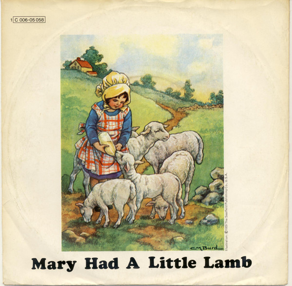 Wings - Mary Had A Little Lamb | Apple Records (1C 006-05 058) - main Wings - Mary Had A Little Lamb | Apple Records (1C 006-05 058) - main