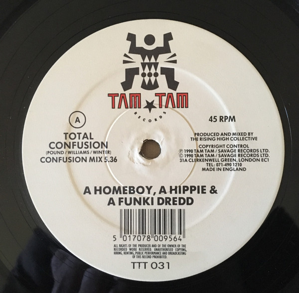 A Homeboy, A Hippie & A Funki Dredd - Total Confusion | Tam Tam Records (TTT 031) - 4 A Homeboy, A Hippie & A Funki Dredd - Total Confusion | Tam Tam Records (TTT 031) - 4