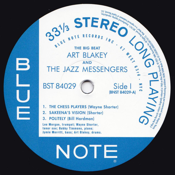 Art Blakey & The Jazz Messengers - The Big Beat | Blue Note (3817611) - 3