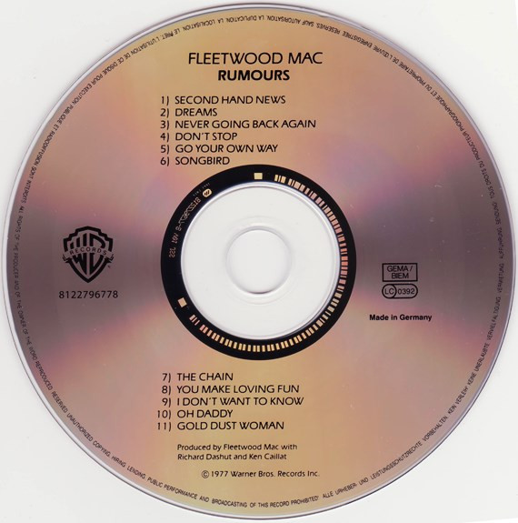 Fleetwood Mac - Rumours | Warner Bros. Records (8122796778) - 3