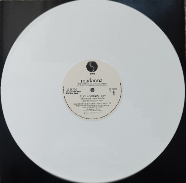 Madonna - Like A Virgin (White Promo Copy) | Sire (92 02390) - 4 Madonna - Like A Virgin (White Promo Copy) | Sire (92 02390) - 4