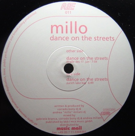 DJ Millo - Dance On The Streets | Fuse (FUSE 011) - main
