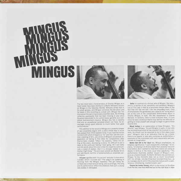 Charles Mingus - Mingus Mingus Mingus Mingus Mingus | ABC Impulse! (AS-54) - 2