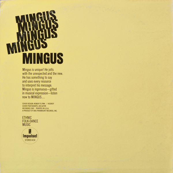 Charles Mingus - Mingus Mingus Mingus Mingus Mingus | ABC Impulse! (AS-54) - 4