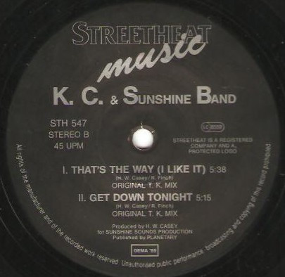 KC & The Sunshine Band - That's The Way I Like It (Special Limited Edition Remix) | Streetheat Music (STH 547) - 4 KC & The Sunshine Band - That's The Way I Like It (Special Limited Edition Remix) | Streetheat Music (STH 547) - 4