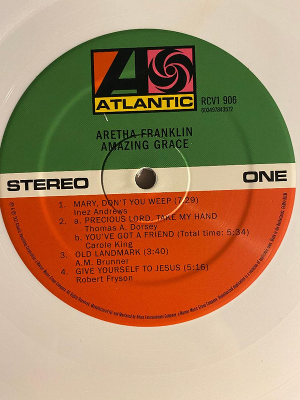 Aretha Franklin - Amazing Grace | Atlantic (RCV1 906) - 3 Aretha Franklin - Amazing Grace | Atlantic (RCV1 906) - 3