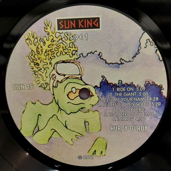 Hurdy Gurdy - Hurdy Gurdy | Sun King (SUN 15) - 3 Hurdy Gurdy - Hurdy Gurdy | Sun King (SUN 15) - 3