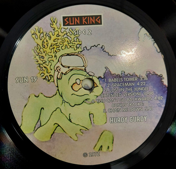 Hurdy Gurdy - Hurdy Gurdy | Sun King (SUN 15) - 4 Hurdy Gurdy - Hurdy Gurdy | Sun King (SUN 15) - 4