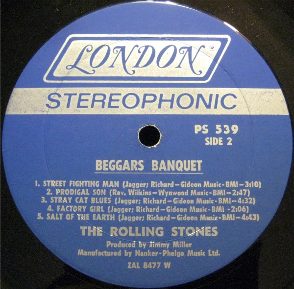 The Rolling Stones - Beggars Banquet | London Records (PS 539) - 4