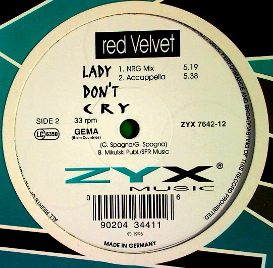Red Velvet - Lady Don't Cry | ZYX Music (ZYX 7642-12) - 3 Red Velvet - Lady Don't Cry | ZYX Music (ZYX 7642-12) - 3