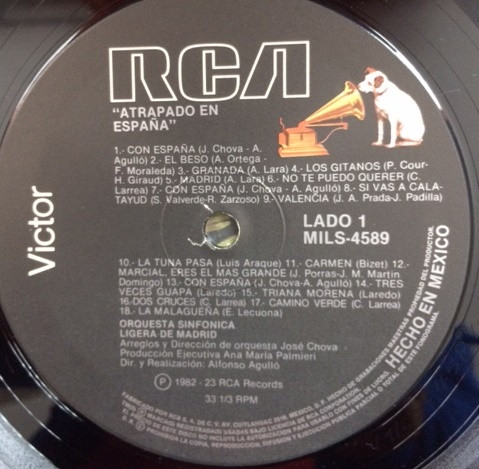 Orquesta Sinfonica Ligera De Madrid - ¡Atrapado En España!  (Hooked On Spain!) | RCA (MILS-4589) - 3 Orquesta Sinfonica Ligera De Madrid - ¡Atrapado En España!  (Hooked On Spain!) | RCA (MILS-4589) - 3