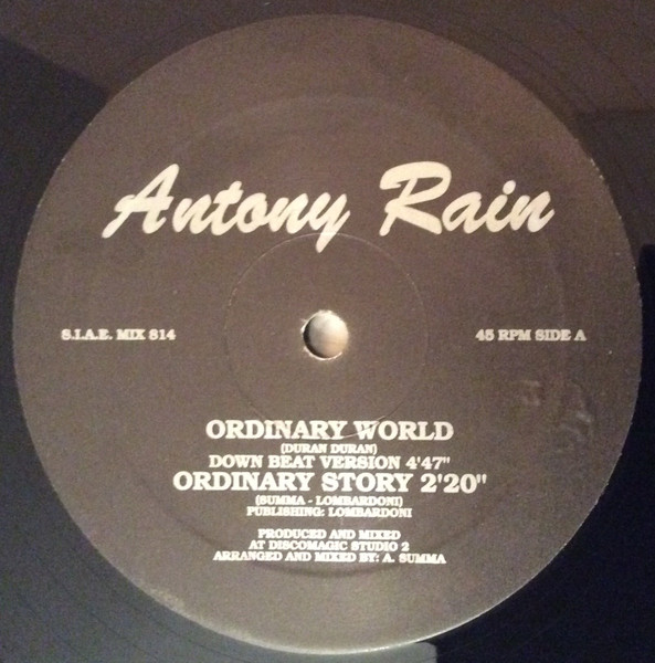 Antony Rain - Ordinary World | Discomagic Records (MIX 814) - 2