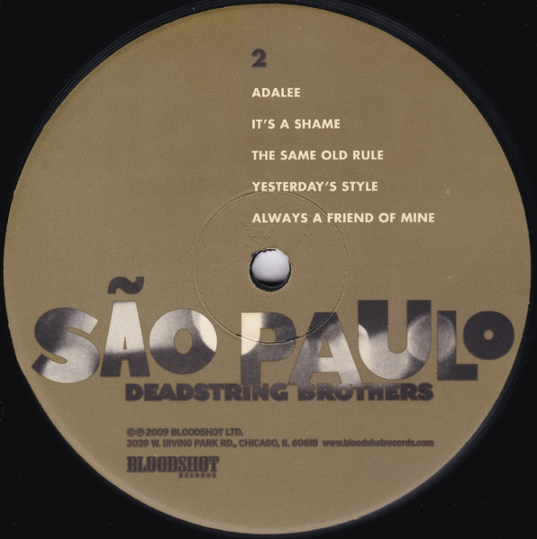 Deadstring Brothers - São Paulo | Bloodshot Records (BS 159 LP) - 4