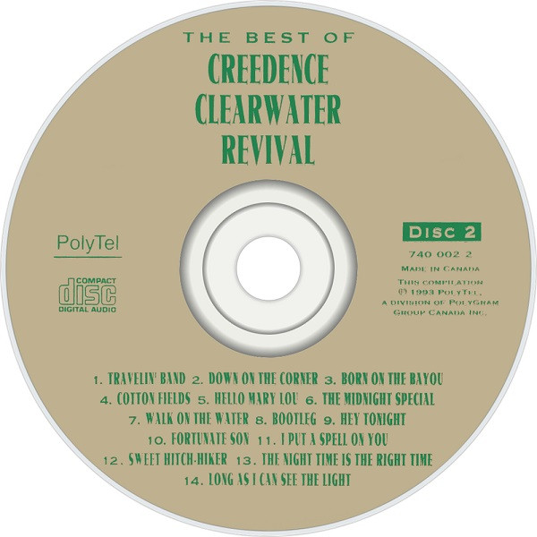 Creedence Clearwater Revival - The Best Of Creedence Clearwater Revival (2CD) [CD] | PolyTel (740 002-2) - 4