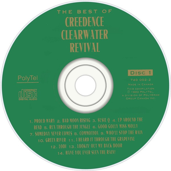 Creedence Clearwater Revival - The Best Of Creedence Clearwater Revival (2CD) [CD] | PolyTel (740 002-2) - 3