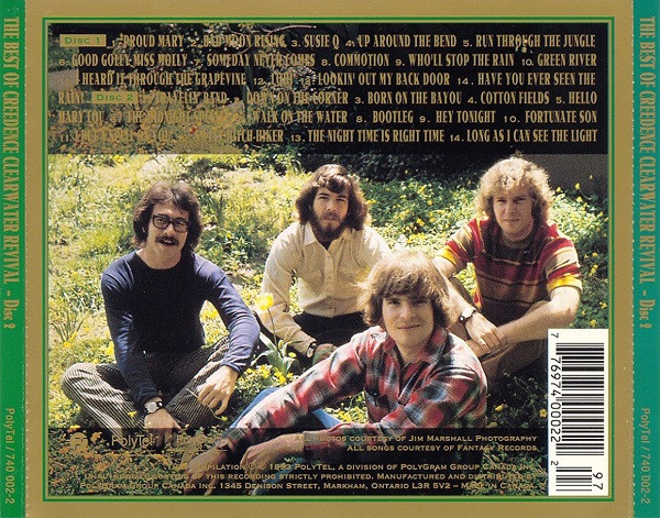 Creedence Clearwater Revival - The Best Of Creedence Clearwater Revival (2CD) [CD] | PolyTel (740 002-2) - 2