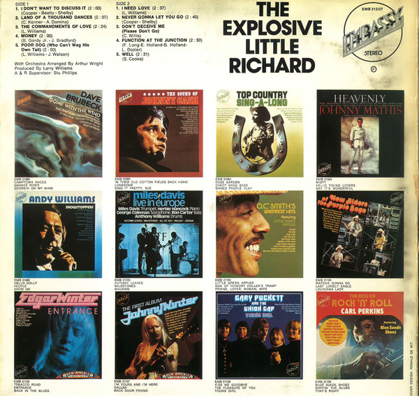 Little Richard - The Explosive Little Richard | Embassy (EMB 31207) - 2