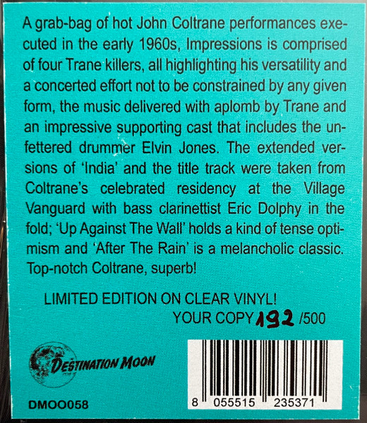 John Coltrane - Impressions | Destination Moon (DMOO0058) - 2